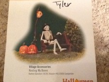 Dept. 56 halloween resting my bones 2003
