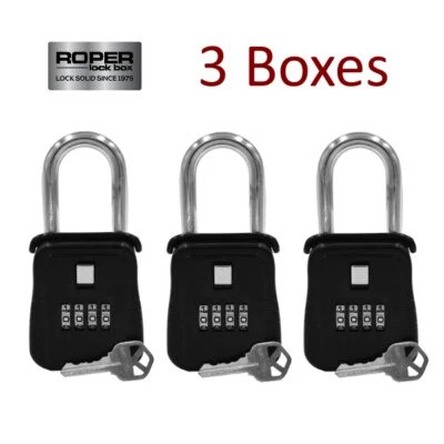 {LOT OF 3} Key Lock Box for Realtor & Real Estate (REO) - Door Hanger FAST SHIP - Image 1 of 4