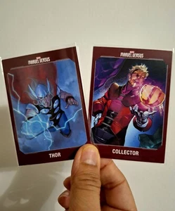 THOR vs THE COLLECTOR 2021-2022 Marvel Versus Panini Trading Cards~ NM - Picture 1 of 2