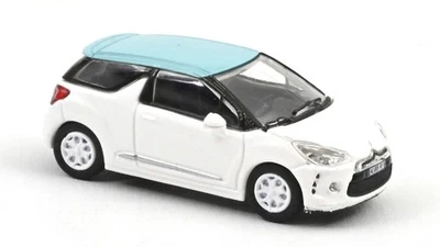MODELLINO AUTO STATICO NOREV CITROEN DS3 2010 BANQUISE BIANCO MODELLISMO 1/87 - Immagine 1 di 4