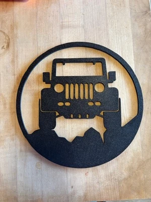 Arte y decoración de pared Jeep Silhouette Foto 1 de 3