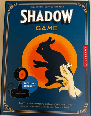 Shadow Game with Spotlight by Kikkerland - Image 1 of 4