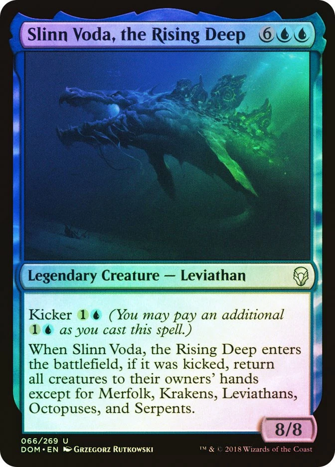 MTG FOIL Slinn Voda, the Rising Deep  - Dominaria #66 - Image 1 of 1