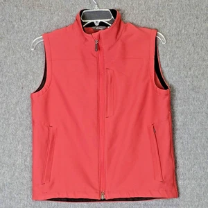 Steinbock Wollweste Medium Merino rot gewebt Stehkragen Athleisure Wandern warm - Bild 1 von 14