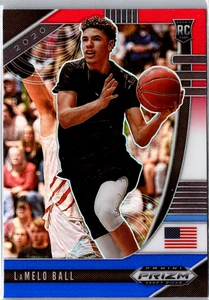 Selecciones del draft Panini Prizm 2020 - #3 LaMelo Ball RC - rojo blanco azul - Imagen 1 de 2