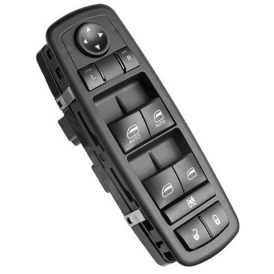 Interruptor de ventana para Ram 1500 Ram 2500 Ram 3500 2011-12 delantero izquierdo negro 10 botones Foto 1 de 4