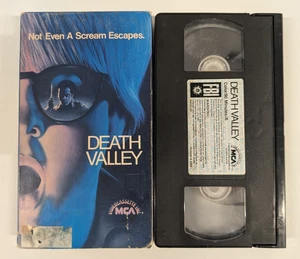 Death Valley VHS Horror Slasher Paul Le Mat, Catherine Hicks, Peter Billingsley - Picture 1 of 14