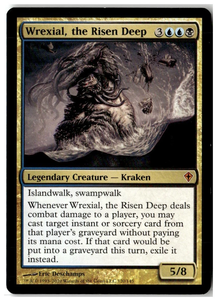 MTG Wrexial, the Risen Deep - Worldwake Moderately Played English - Image 1 of 2