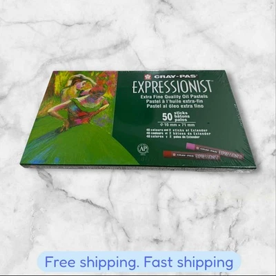 Cray-Pas Expressionist Extra Fine Quality Oil Pastels 50PColors BRAND NEW SEALED - Image 1 of 3