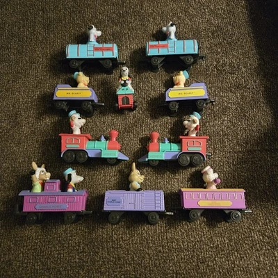 Lote x10 Juego Tren Vintage ERTL Shari Lewis Lamb Chop & Friends 1994 Diecast Foto 1 de 4