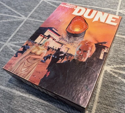 Dune - Avalon Hill Vintage Frank Herbert Bookcase Board Game Brettspiel - Sting - Bild 1 von 4