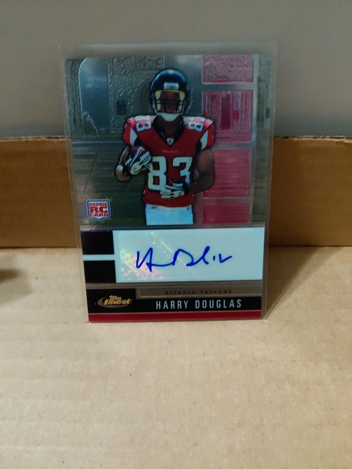 2008 Topps Finest Autographs Harry Douglas Atlanta Falcons Auto RC - Image 1 of 2