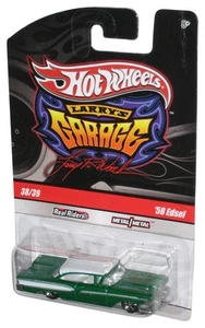 Hot Wheels Larry's Garage (2008) Green '58 Edsel Real Riders Car 38/39 - Picture 1 of 1