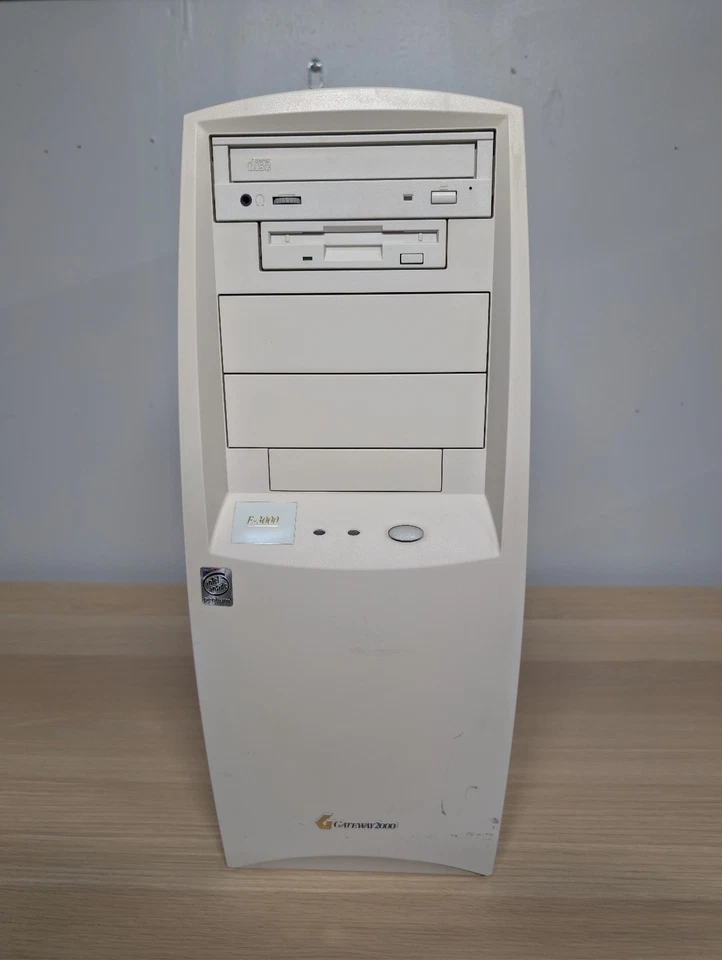 Gateway E-3000 Sound Blaster Vibra 16 64MB ATI Rage II Plus PCI Retro Intel MMX - Image 1 of 4