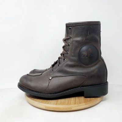 TCX Mezcla Botas Mujer 6.5 Dama Cuero Marrón Con Cordones Moto Impermeables Zapatos Foto 1 de 4