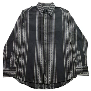 J. Ferrar Shirt Mens Medium Striped Career Professional Preppy Academia NWT - Picture 1 of 8