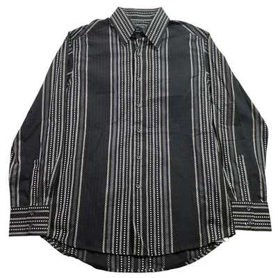 J. Ferrar Shirt Mens Medium Striped Career Professional Preppy Academia NWT - Image 1 of 4