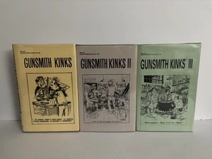 Bob Brownell's Gunsmith Kinks Gunsmithing 1 2 3 Volume Book Set Lot I II III - Imagen 1 de 15
