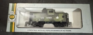 AHM HO Scale US Army 3455 Caboose VINTAGE 1982 - Picture 1 of 13