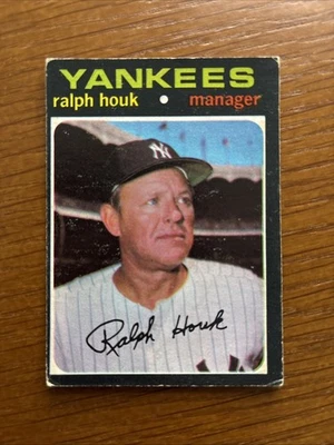1971 71 OPC O-Pee-Chee Baseball #146 Ralph Houk, New York Yankees C - Imagem 1 de 2