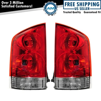 Rear Tail Lights Set Driver & Passenger Side Fits 2005-2015 Nissan Armada - Image 1 of 4