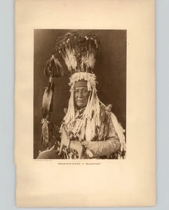 Wanamaker/Dixon "Mountain Chief-Blackfoot" 1913 Photogravure The Vanishing Race - Picture 1 of 2