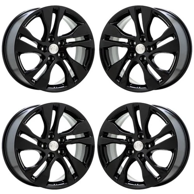 18" Buick Regal TourX Gloss Black wheels rims Factory OEM set 4811 EXCHANGE Foto 1 de 4