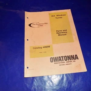 Catálogo OWATONNA 152 Giravientos Piezas y Manual de Operador 48698 - Imagen 1 de 2
