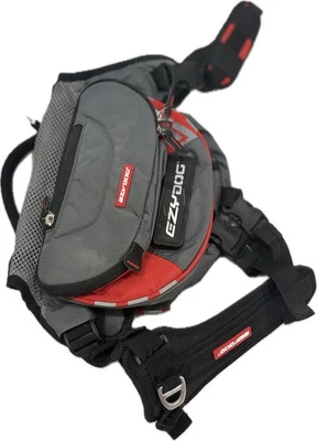 EzyDog Summit Dog Backpack - Size Large - Gray/Red - Gently Used - Image 1 of 2