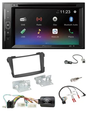 Pioneer Bluetooth Lenkrad USB 2DIN DAB DVD Autoradio für Hyundai i40 VF ab 2011 - Bild 1 von 4