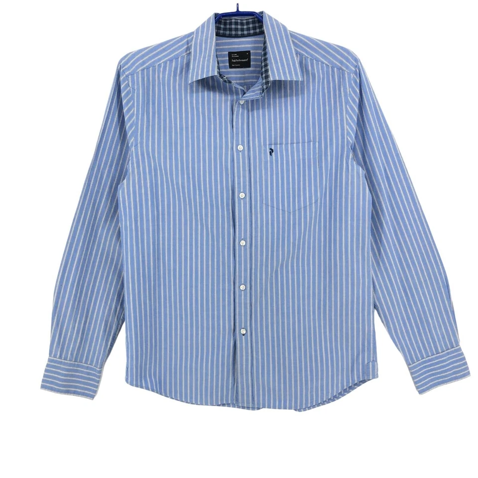 Camisa informal de manga larga azul Phil de PEAK PERFORMANCE para hombre talla M Foto 1 de 4