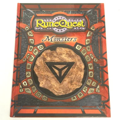Runequest - Monsters - Mongoose Publishing - Hardcover - Image 1 of 3