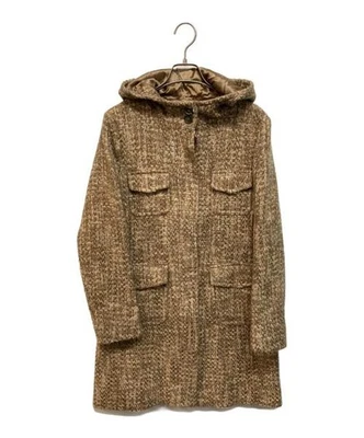Abrigo Con Capucha De Tweed MAX MARA - Imagen 1 de 4