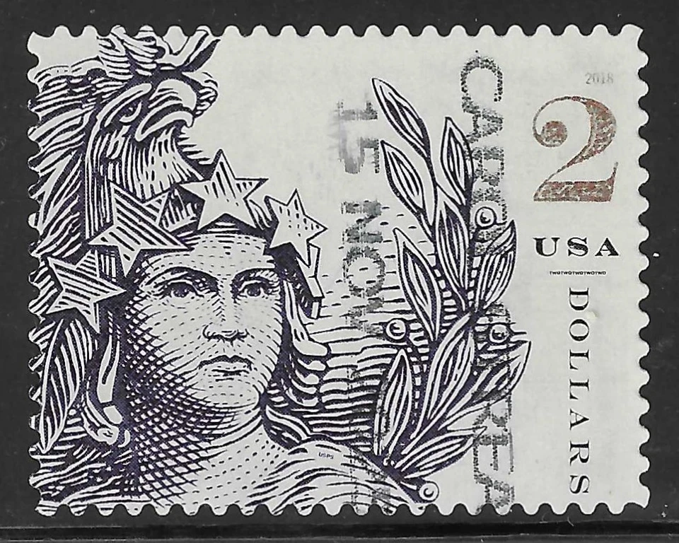 U.S. Scott #5296 $2.00 Statue of Freedom Stamp USED XF - Image 1 of 1