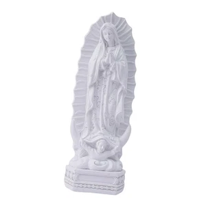 Holy Mary Statue Praying Lady Figurine Ornament Religious Sculpture for Office - Picture 1 of 6