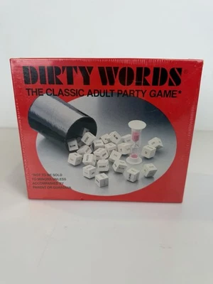Vintage 1977 Dirty Words Game Naughty Dice Adult Humor Complete Original Box New - Image 1 of 4
