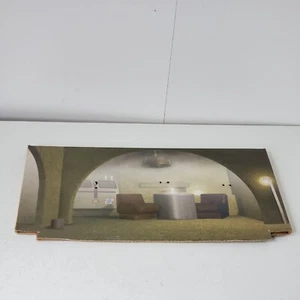 VTG Star Wars Hasbro 3.75" Figure Diorama Backdrop Cantina Alien Bar Scene - Picture 1 of 4