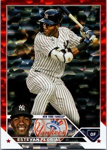2023 Topps Update Orange Foil #US211 Estevan Florial 029/299 New York Yankees - Picture 1 of 2