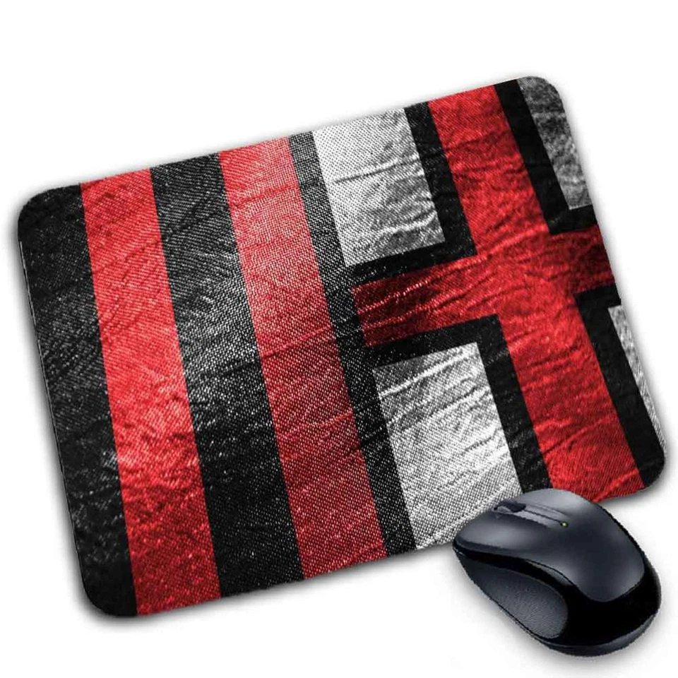 Tappetino Mouse Pad Milan personalizzabile bandiera strisce rossonero - Image 1 of 1