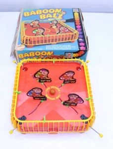 VTG 1981 Baboon Ball Game Hasbro Monkey Hockey Family Retro 2252 Missing Balls - Picture 1 of 10