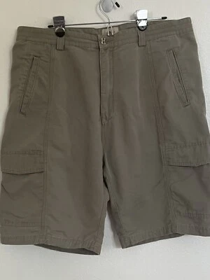 Pantalones Cortos Carga JACHS Hombre Caqui Talla 36 100% Algodón 11 Entrepierna Foto 1 de 4