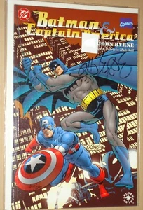 Batman Capt America Dynamic Forces Signed Limited 200 of 1500 Cert  - Picture 1 of 2