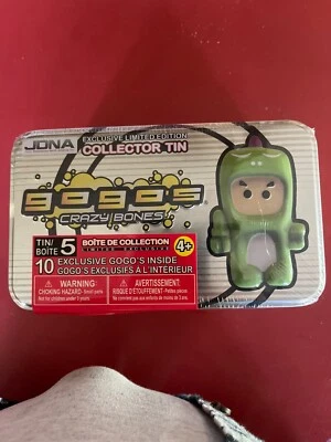 gogos crazy bones limited edition silve tin,sealed collectors tin - Image 1 of 3