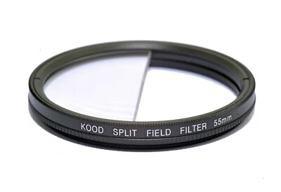 Split Field Filter +2 Diopter 55mm Split Focus Video Filter 55mm Kood  - Image 1 of 3