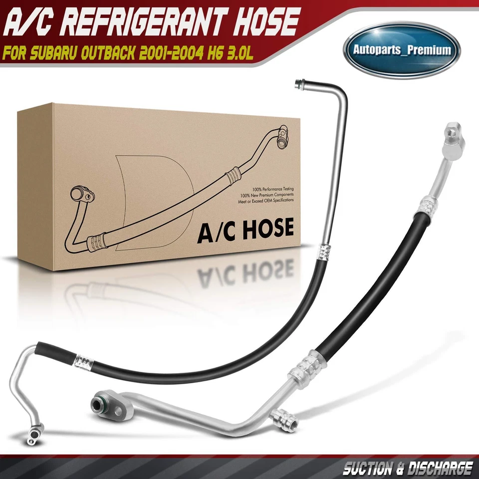 Всасывающая и разрядная линия в сборе для Subaru Outback 2001 2002 2003 2004 H6 3,0 л - Изображение 1 из 4