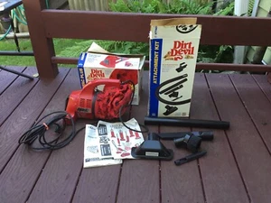 WORKING DIRT DEVIL HAND VACUUM PLUS & MOST ATTACHMENTS MODELS: 08130 & 193 KIT - Picture 1 of 4