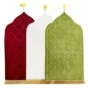 Non-slip Prayer Mat Irregular Prayer Rug Portable Worship Blanket - Picture 1 of 28