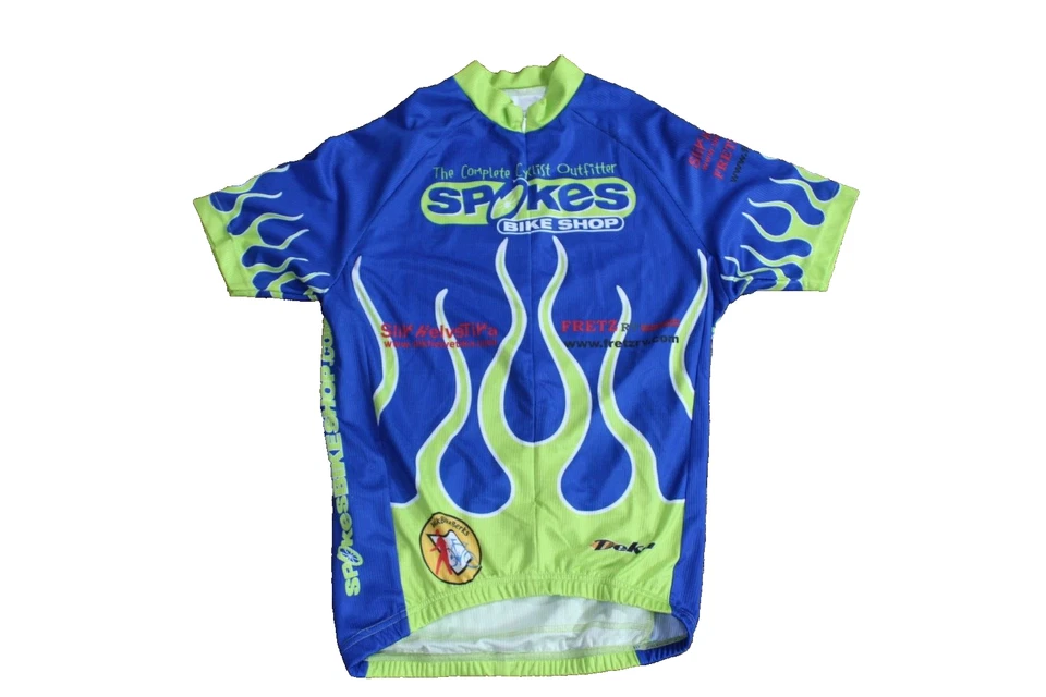 Camiseta masculina acolchoada AB Pro Spokes loja de bicicletas ciclismo e desgaste primário M - Imagem 1 de 4