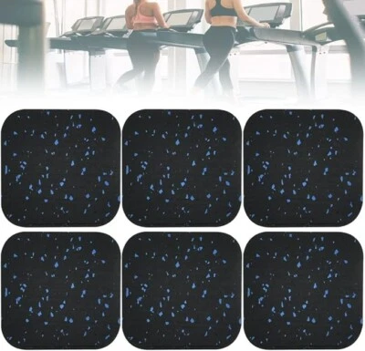 Esteira absorvente de choque 6 peças equipamento de exercício tapete casa antivibrasão - Imagem 1 de 4