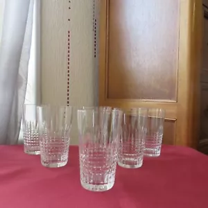 6 verres gobelet en cristal de baccarat modèle Nancy H 10,5 cm signé - Foto 1 di 8